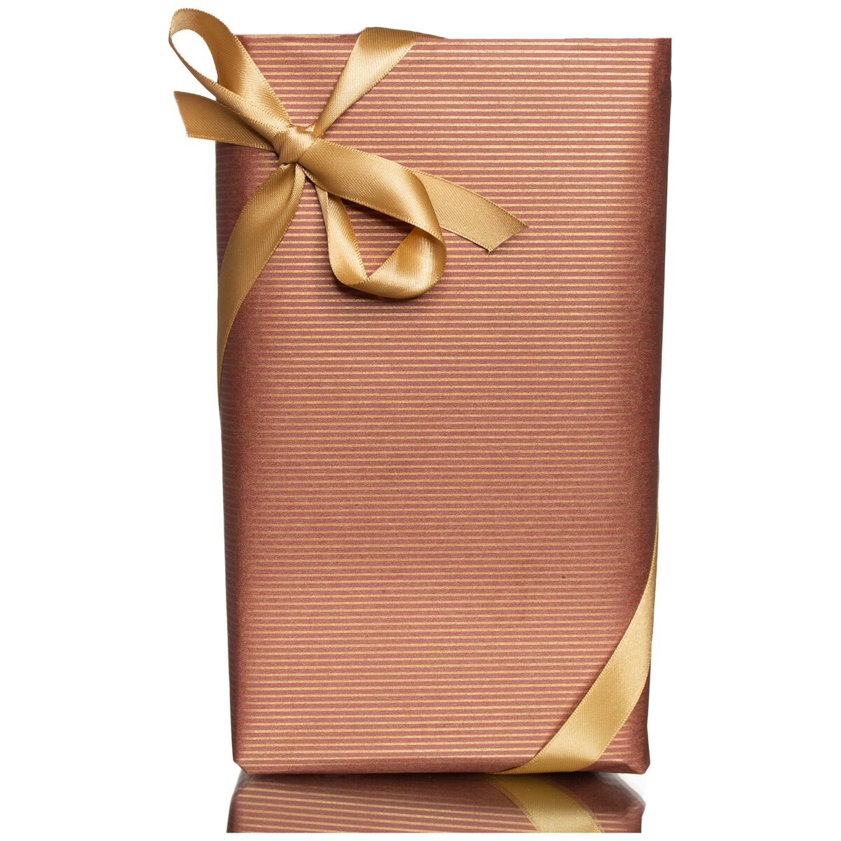 Gift Wrapping Combination Golden Stripes